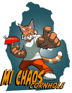 The Michigan Chaos Cornhole logo png