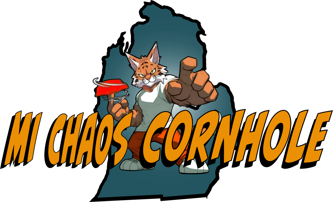 MI Chaos Cornhole Logo Horizontal for Header